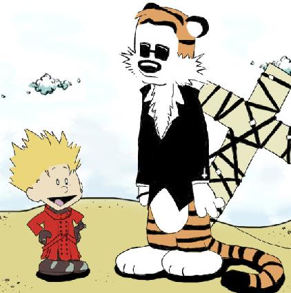 Calvin and Hobbes do Trigun