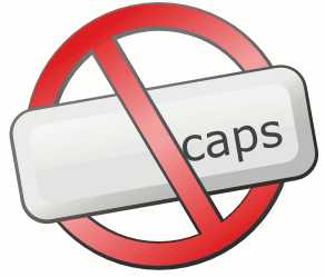 No More Caps Lock