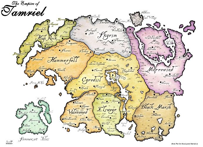 elder scrolls skyrim map. Now Skyrim is actually a