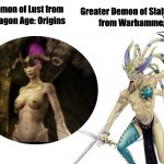 Daragon Age and Warhammer Fantasy Parallels