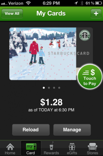 Starbucks App