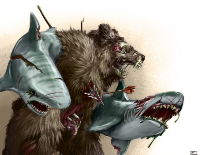 Sharkfist Grizzly Abomination