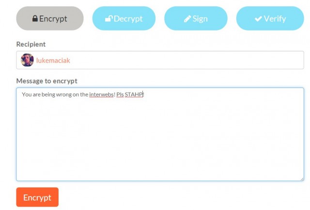 Keybase Ecrypt Box