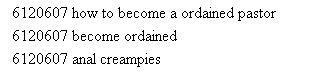 Sample AOL Search Query