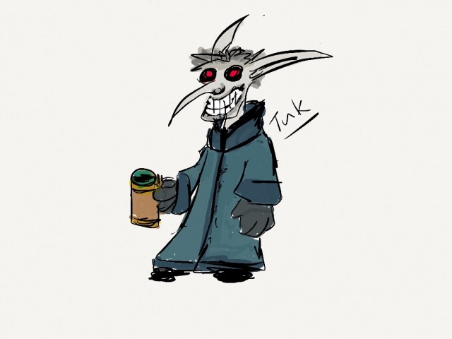 A Tuk without a hat