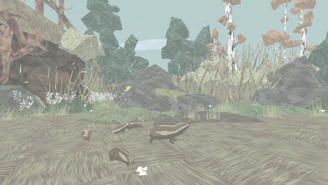 Outside