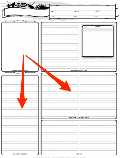 Character Sheet